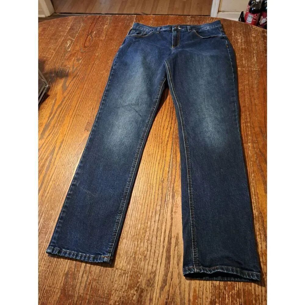 Mott & Bow Size 29x30 Womens Boyfriend Denim Blue Jeans Casual Pants